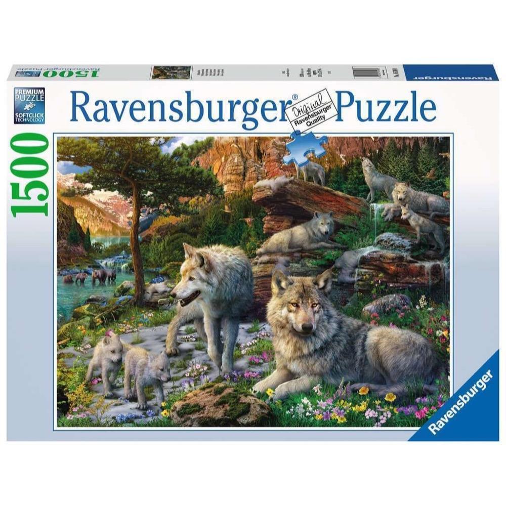 RAVENSBURGER WOLVES IN SPRING 1500PC