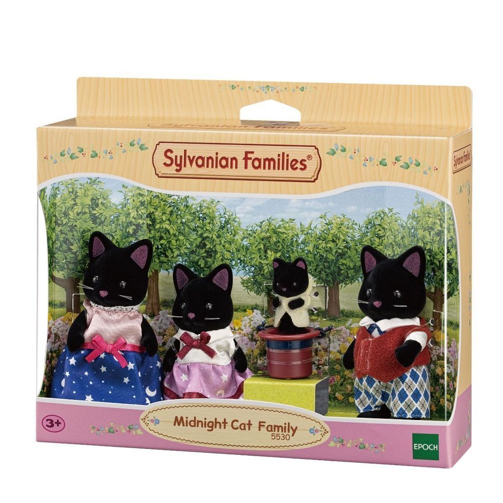 SYLVANIAN FAMILIES MIDNIGHT CAT FAMILY