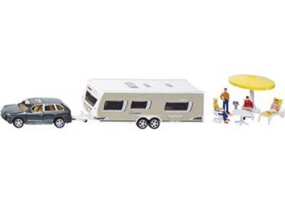 SI2542 CAR WITH CARAVAN 1:55 SCALE