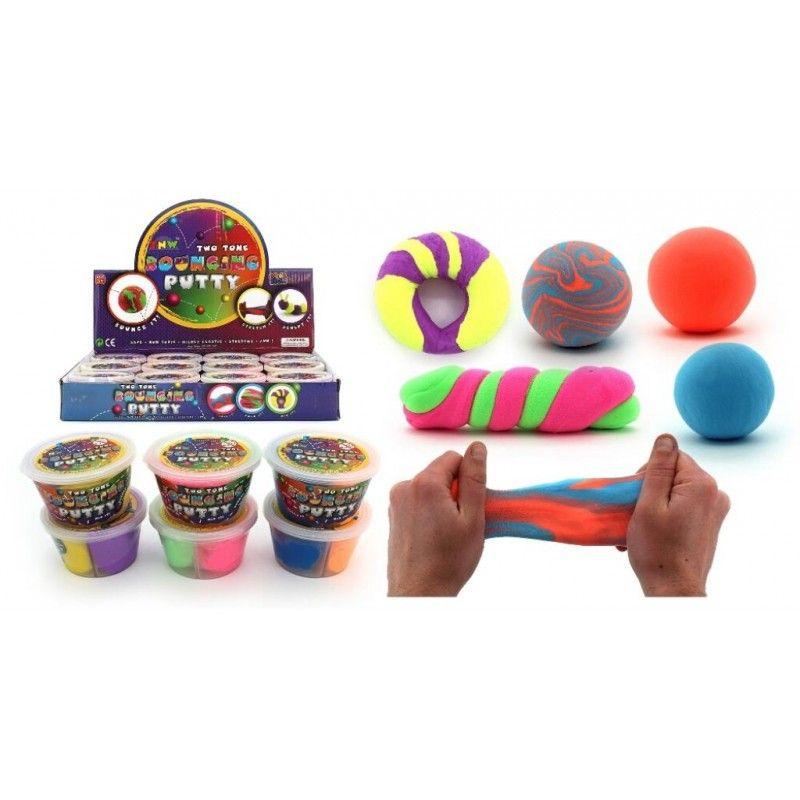 TWO TONE BOUNCING PUTTY IN TUB 30GM