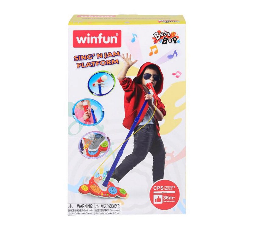 WINFUN BEATBOP SING N JAM MIC & PLATFORM