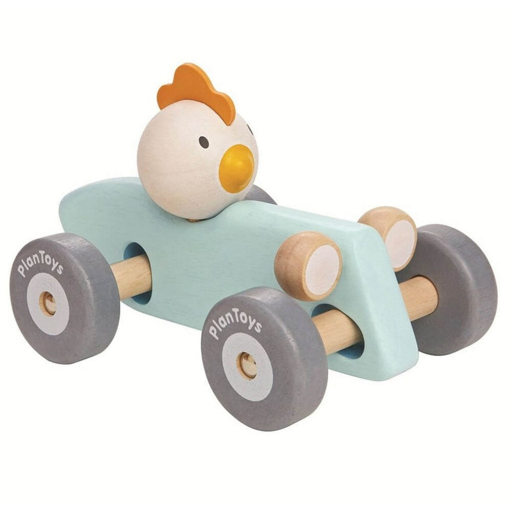 PLAN TOYS CHICKEN RACING CAR