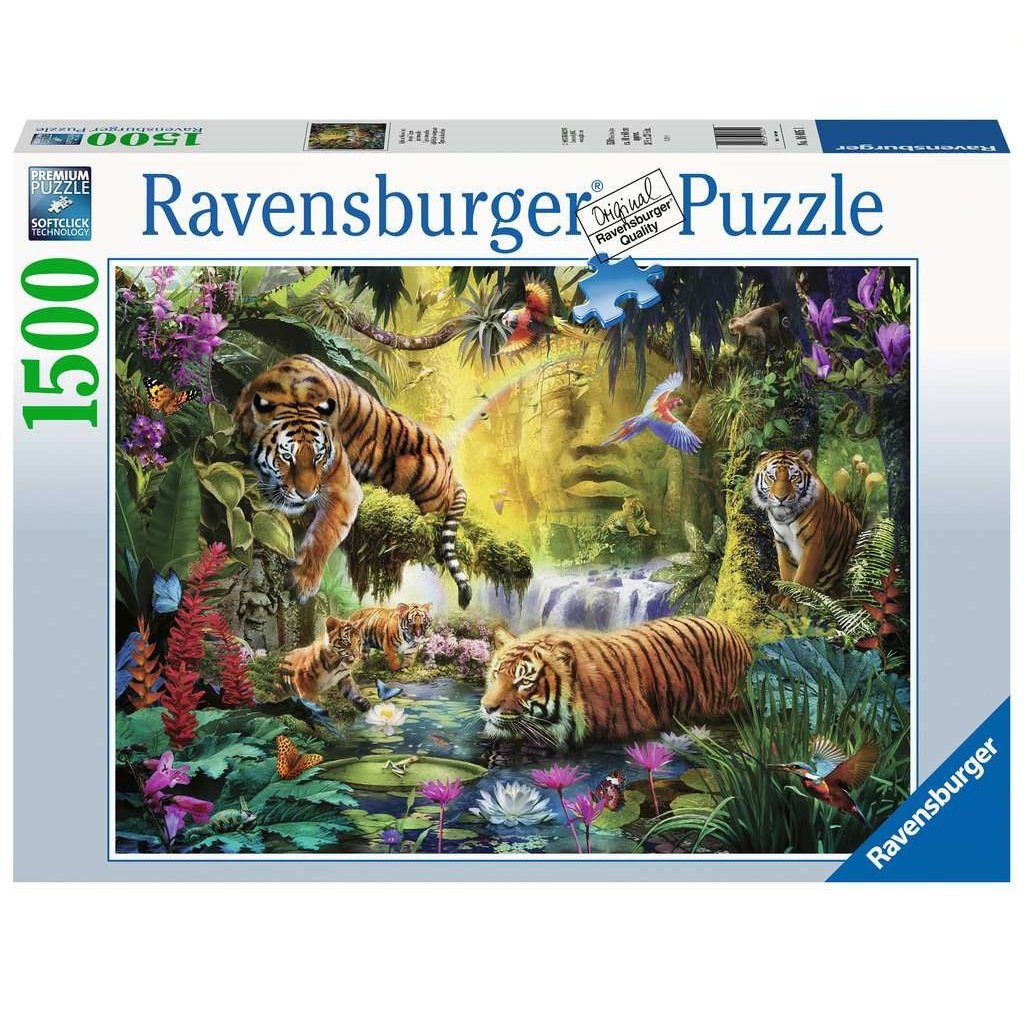 RAVENSBURGER TRANQUIL TIGERS 1500PC