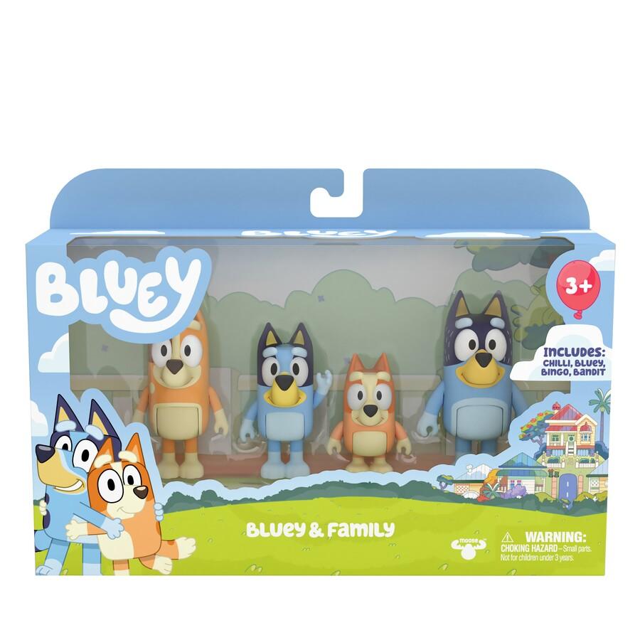 BLUEY S5 BLUEY & FAMILY FIGURE 4PACK