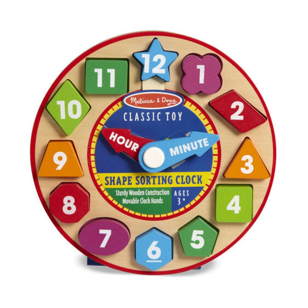 M&D WOODEN SHAPE SORTING CLOCK