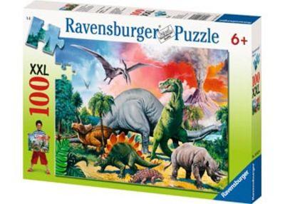 RAVENSBURGER AMONG THE DINOSAURS 100PC