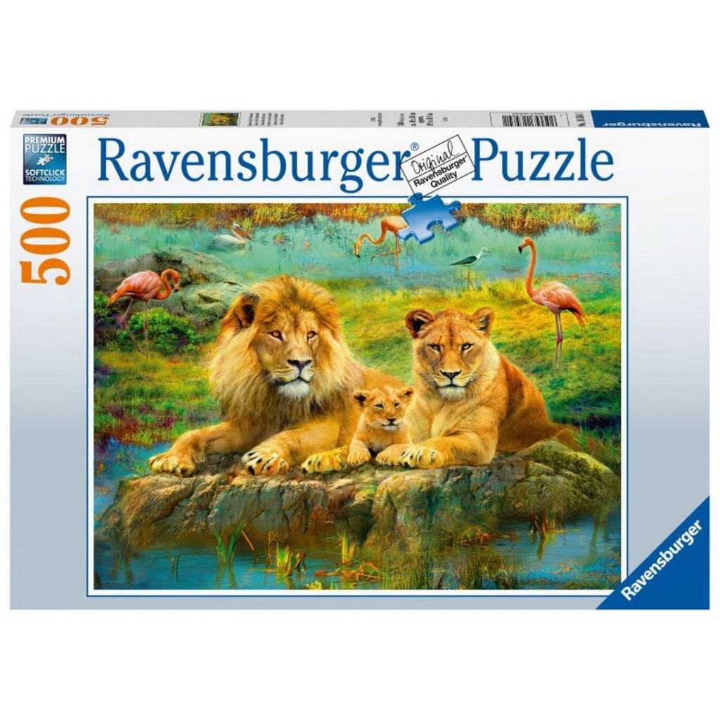 RAVENSBURGER LIONS IN THE SAVANNAH 500PC