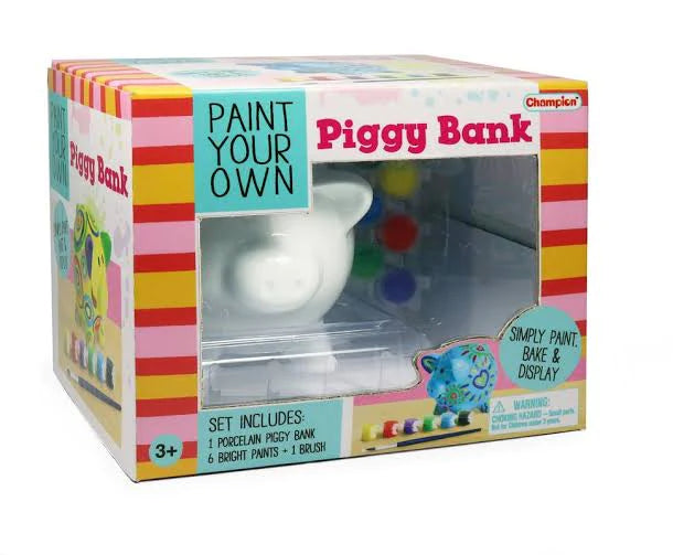 T64706 PAINT TOUR OWN PIGGY BANK