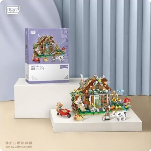1281 LOZ FARM HOUSE 899PCS