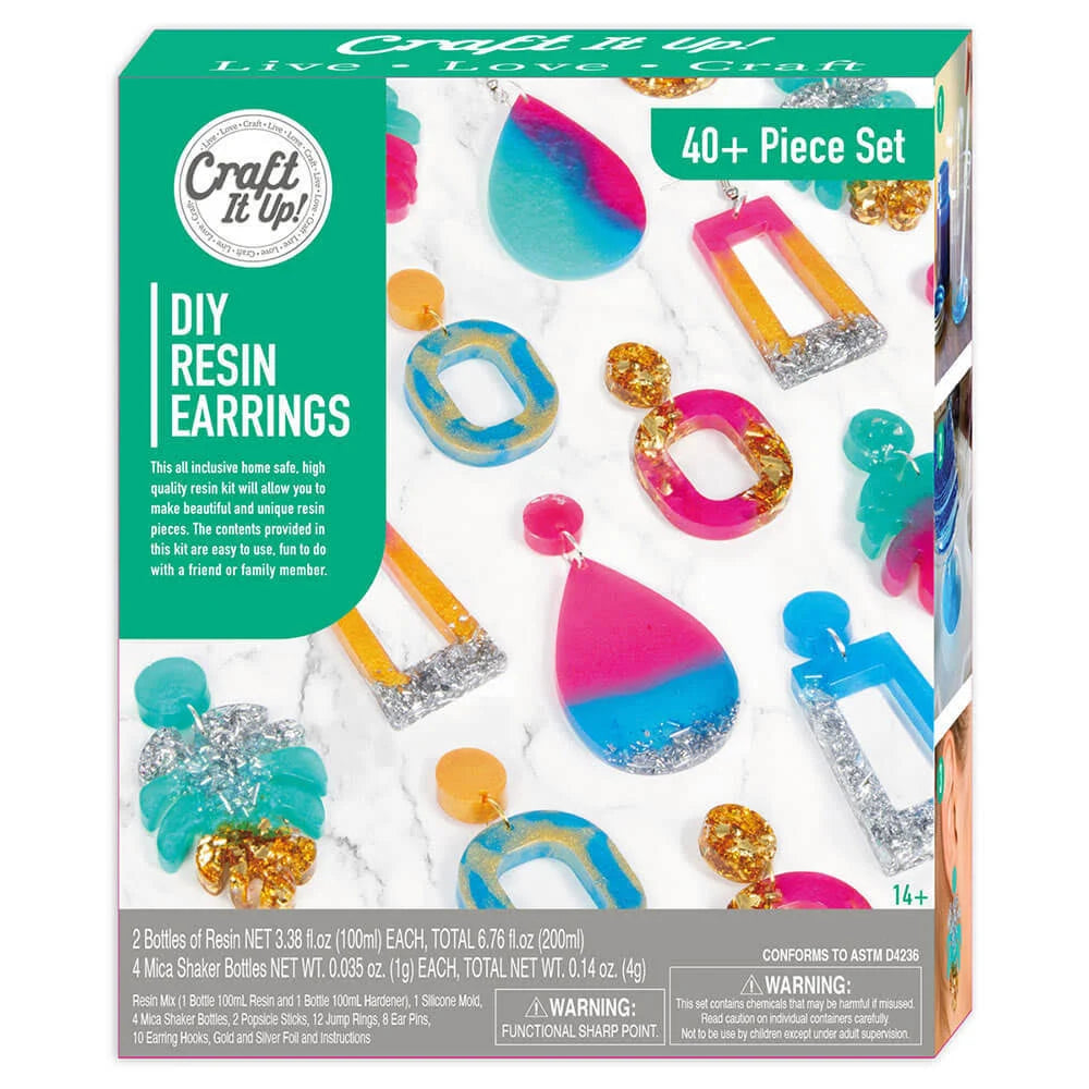 CRAFT IT UP DIY RESIN EARRINGS