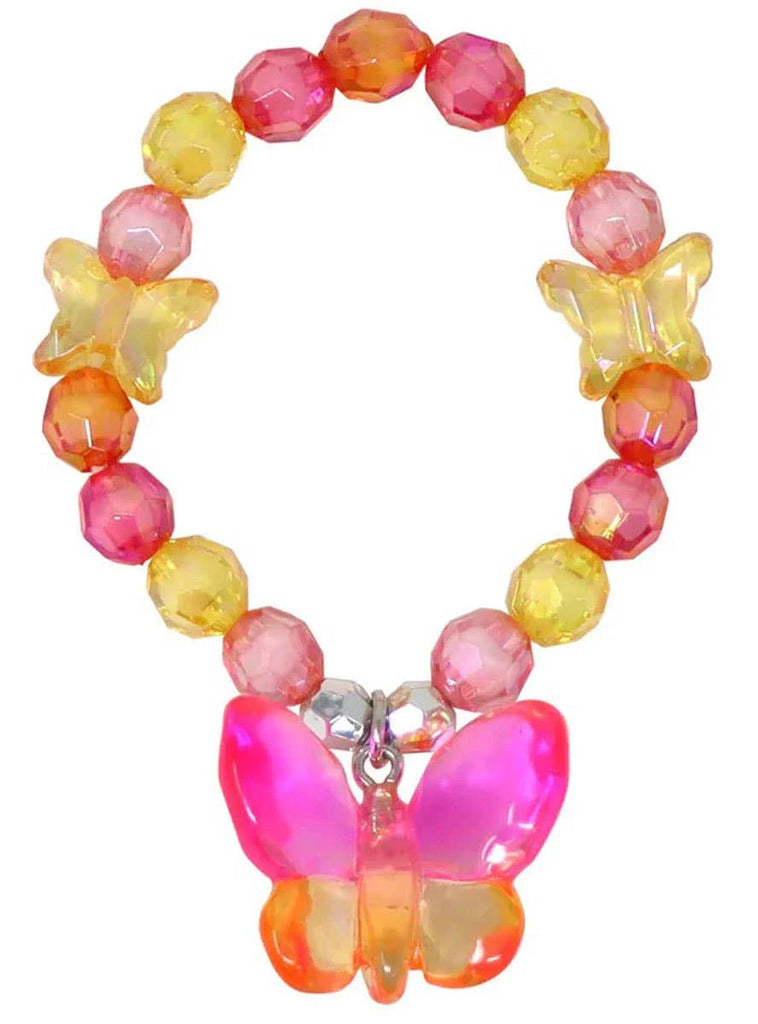 PINK POPPY RAINBOW BUTTERFLY BRACELET