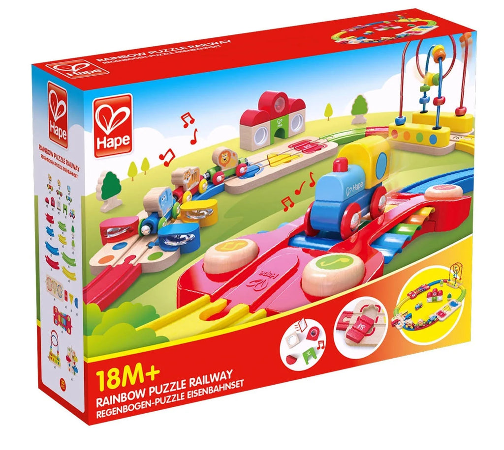 HAPE RAINBOW PUZZLE RAILWAY – KIDSGOODS - Main Image